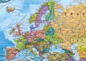 Государства европы и их столицы на карте